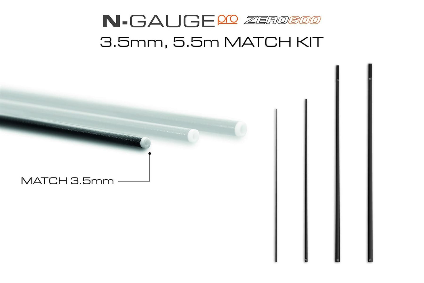 Guru N-Gauge Pro Zero 600 Match Kit 3.5mm Top 4 5.5m