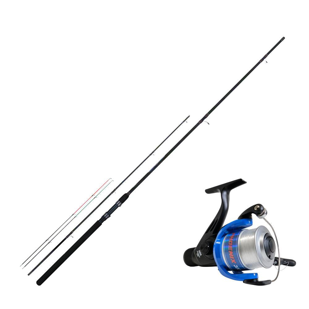 Axia Phoenix Feeder 10′ Rod & 3000RD Reel & 6lb Line