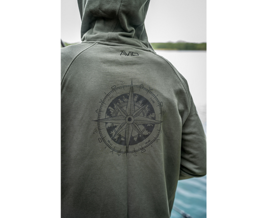 Avid Bearing Zip Hoodie Green