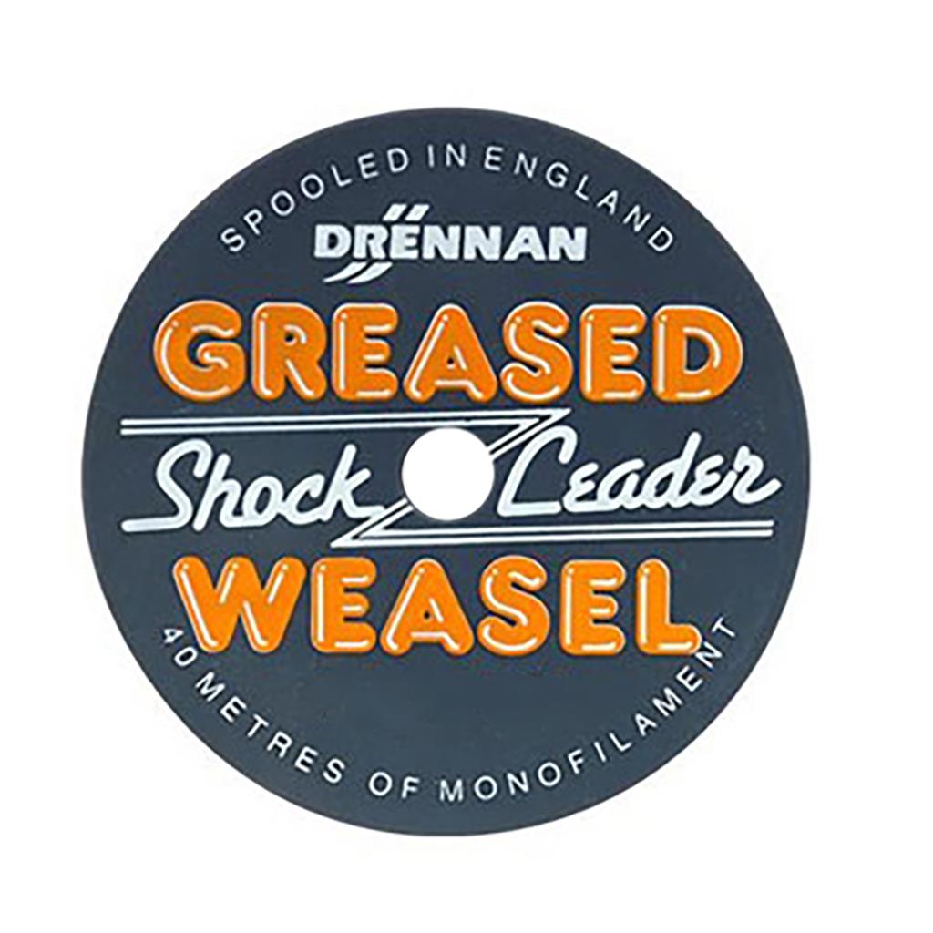 Drennan Greased Weasel Shock Leader 40m Orange