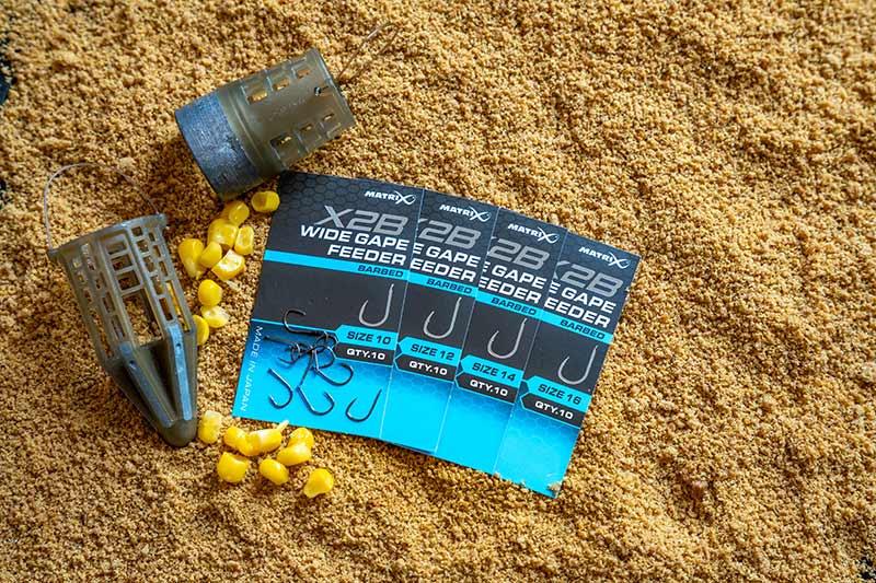 Matrix X2B Wide Gape Feeder Hook - Spade Barbed