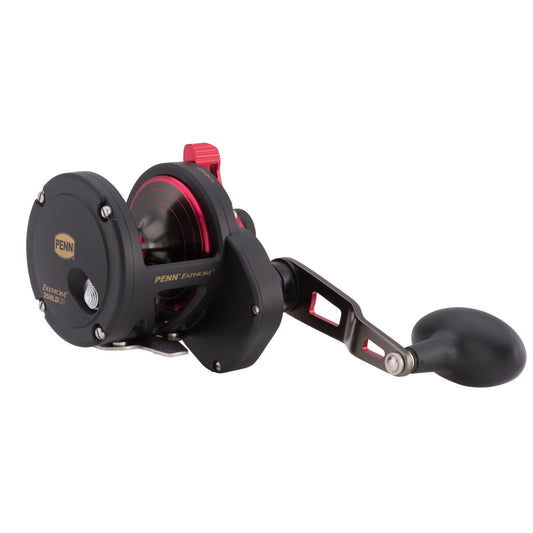 Penn Fathom 25-N Lever Drag Left Hand Red