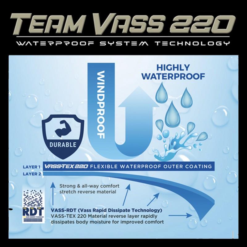 Vass 220 Winter Lined Bib & Brace Waterproof Black Edition