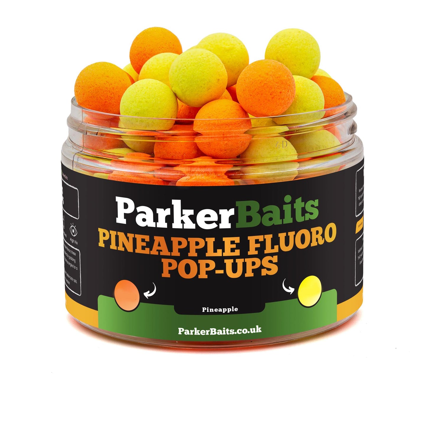 Parker Baits Fluoro Pop-Ups Pineapple