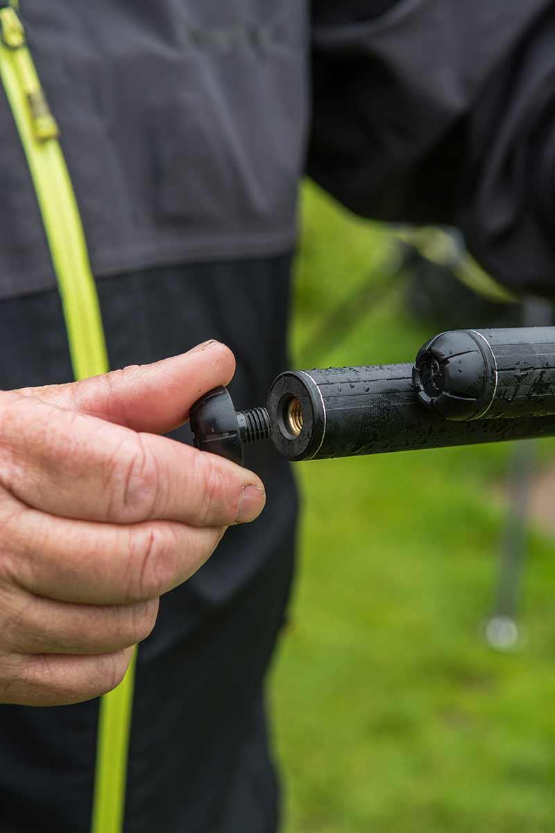 Matrix Extending Leg Black 25mm 450mm