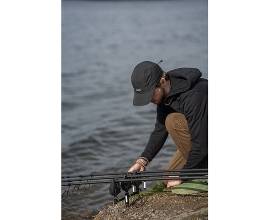 Avid Stealth Black Waterproof 5-Panel Cap