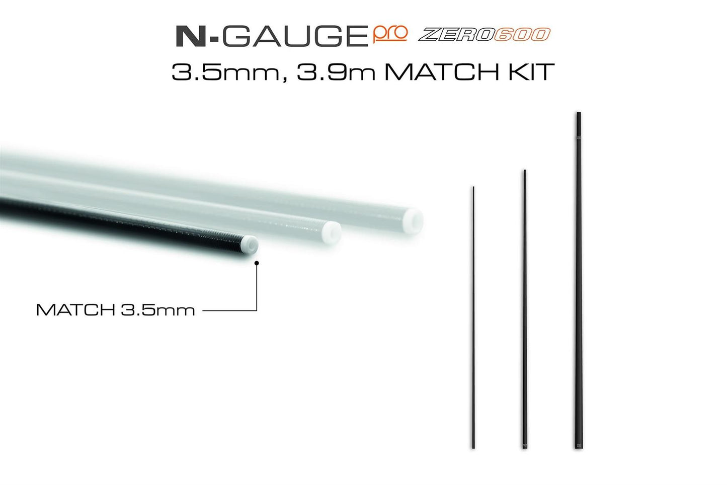 Guru N-Gauge Pro Zero 600 Match Kit 3.5mm Top 3 3.9m