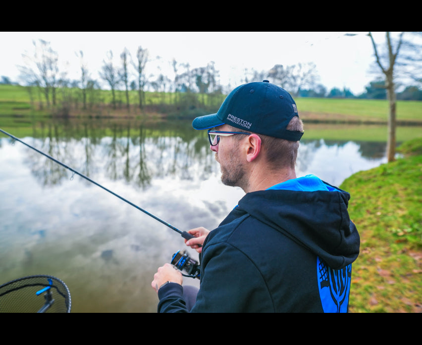 Preston Black Blue HD Cap