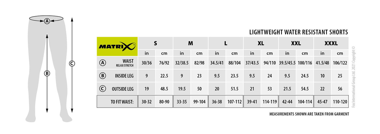 Matrix Lightweight Water Resistant Shorts