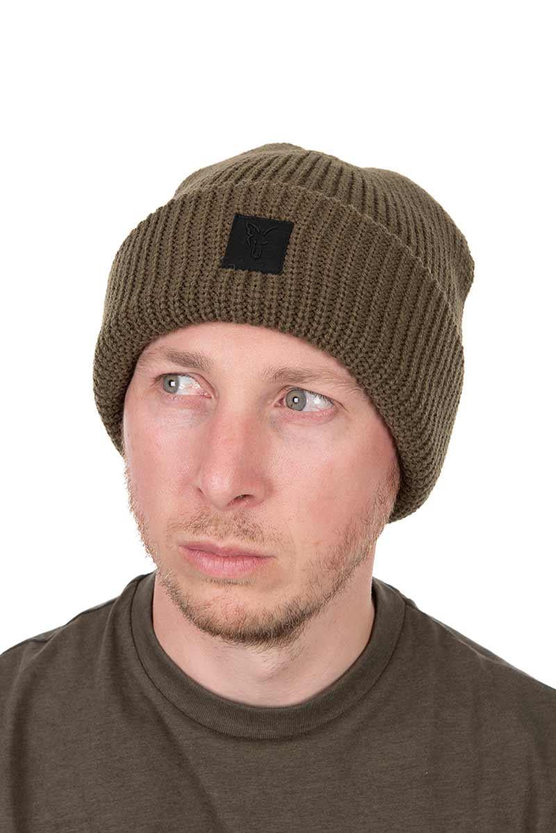 Fox Olive Merino Blend Beanie