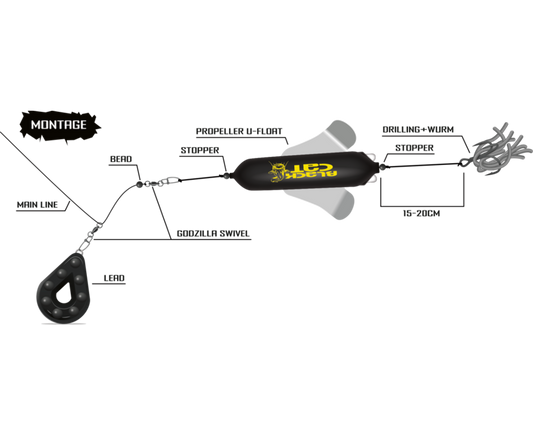 Black Cat Propeller U-Float Silent 40g