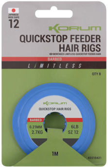 Korum Limitless Quickstop Feeder Hair Rigs