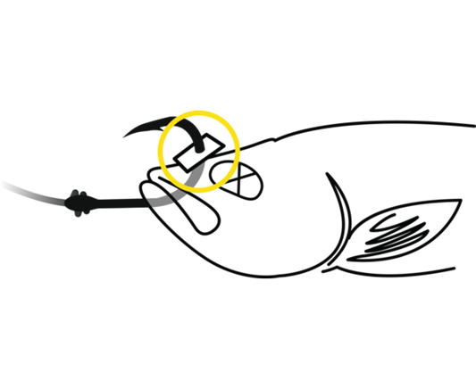 Black Cat Baitfish Stopper black 1.5m