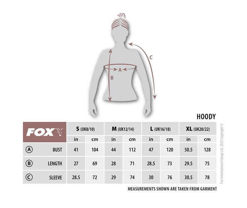Fox Womens Zipped Hoodie