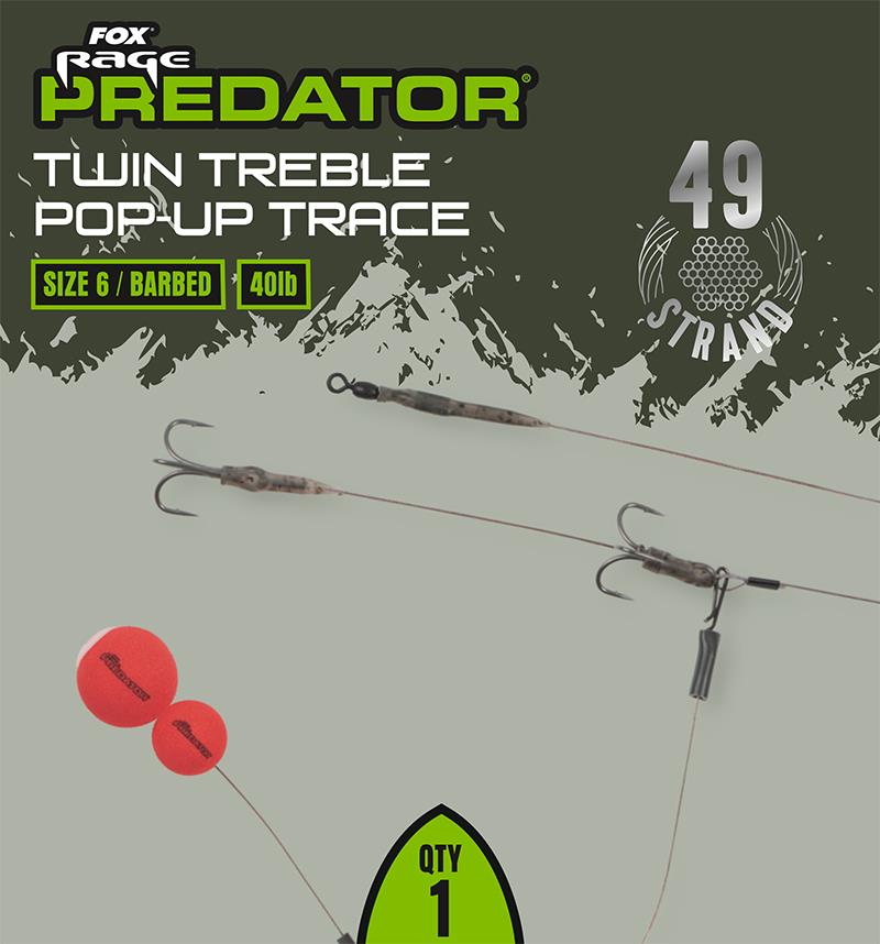 Fox Rage Twin Treble Pop-Up Trace