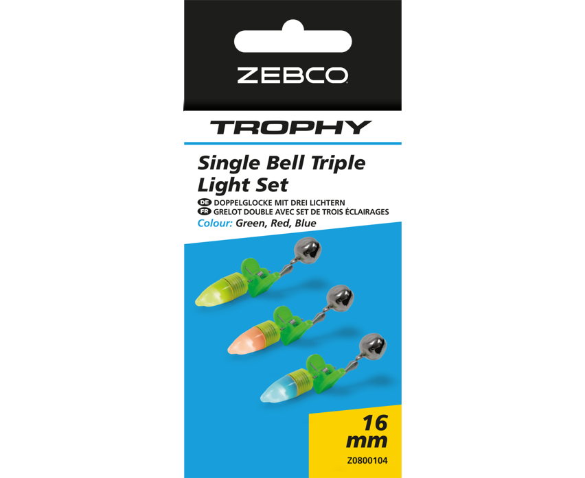 Zebco Trophy Double Bell Triple Light Set