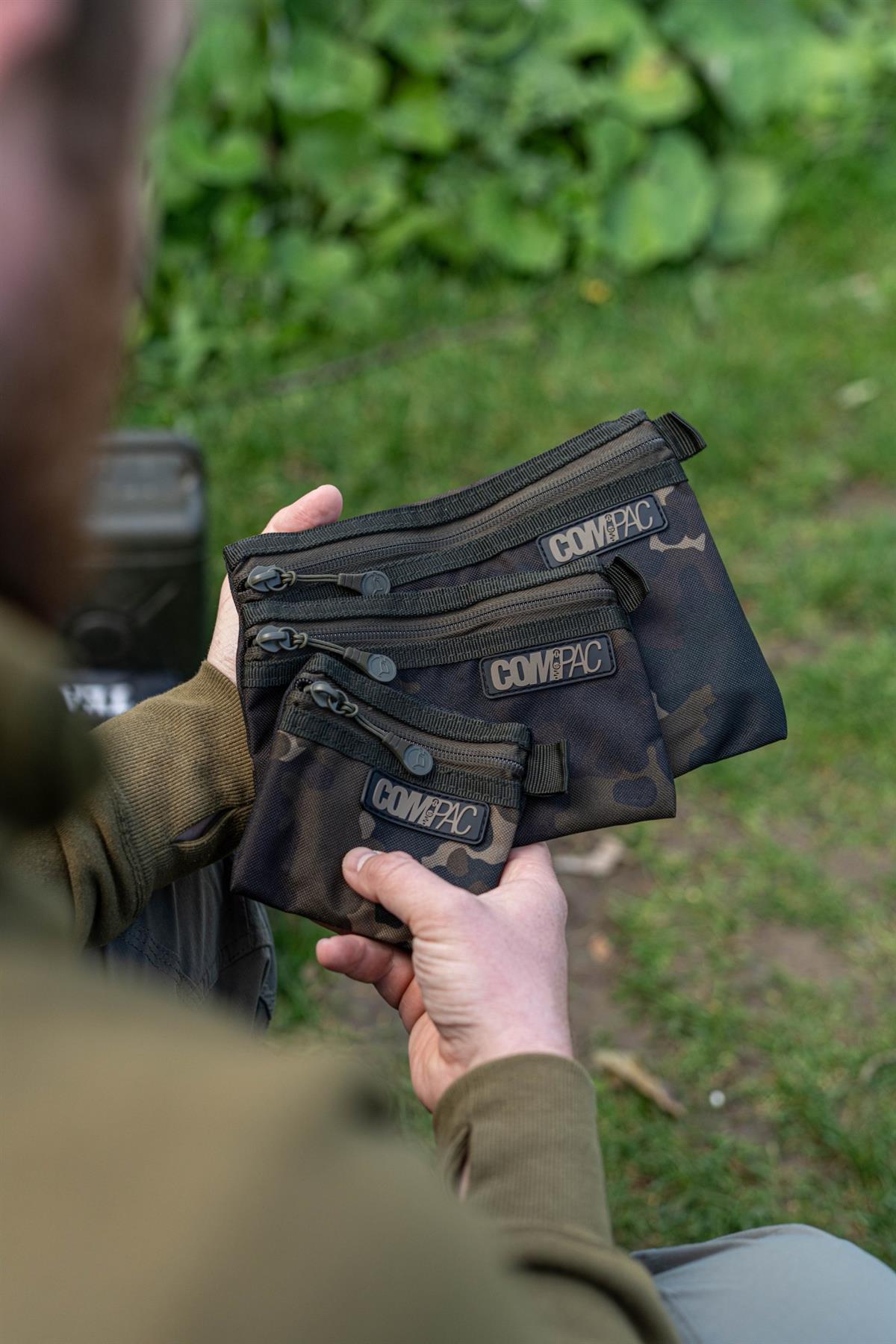 Korda Compac Wallets Set of 3 Dark Kamo