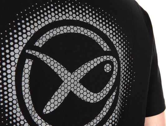 Matrix Large Fade Logo T-Shirt Black/Grey