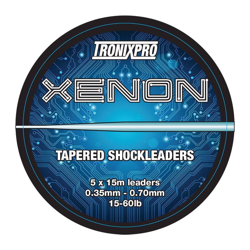 TronixPro Xenon Tapered Leaders 5x15m