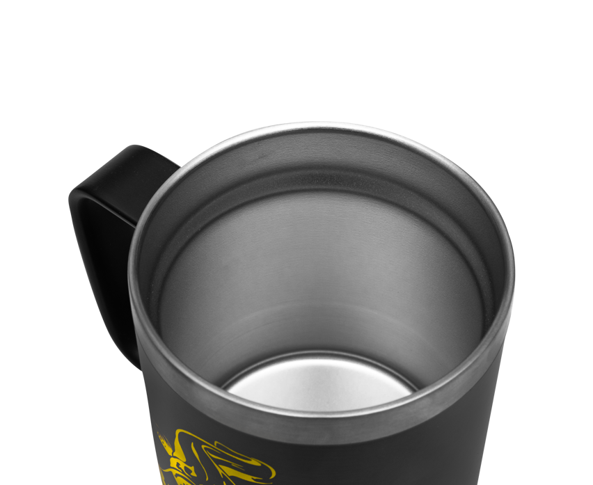 Black Cat Stainless Steel Thermal Mug