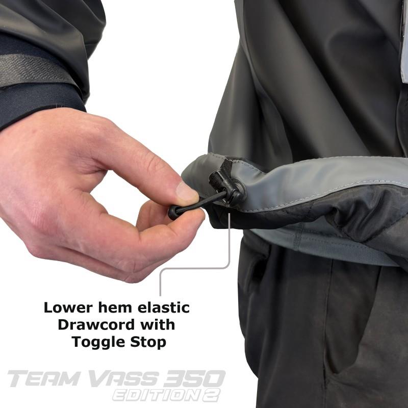 Vass-Tex Team Vass 350 Winter Lined Waterproof Smock Edition 2 Grey/Black