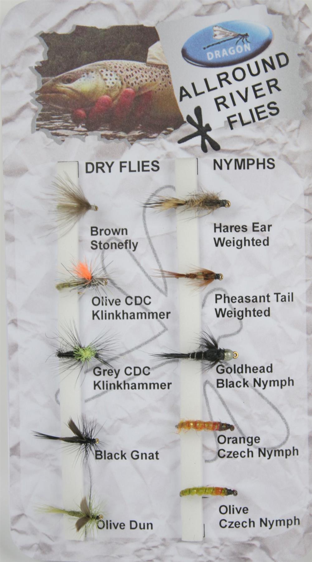 Dragon Tackle Trout & Grayling River Flies All River Flies