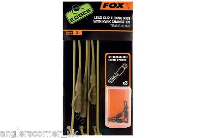 Fox Edges Tubing Leadclip Rigs Trans Khaki