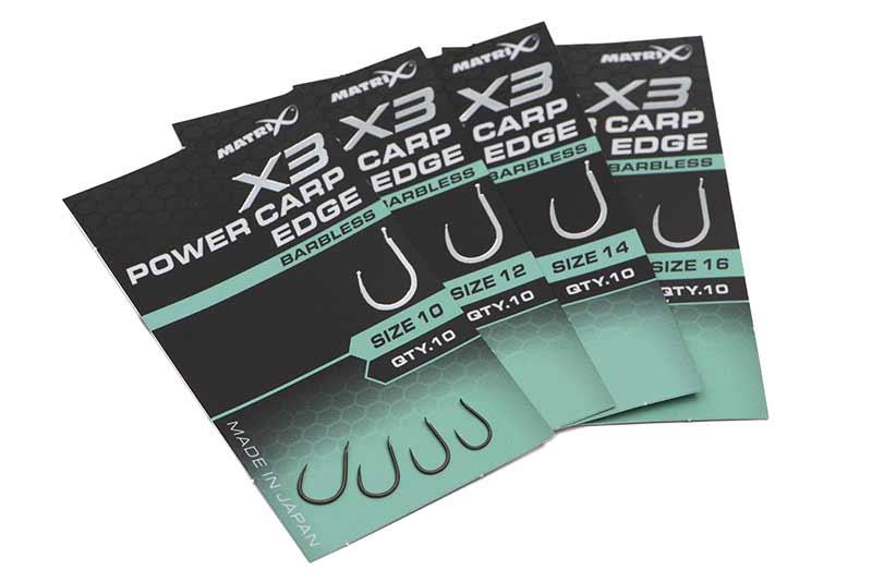 Matrix X3 Power Carp Edge Hook - Spade Barbless