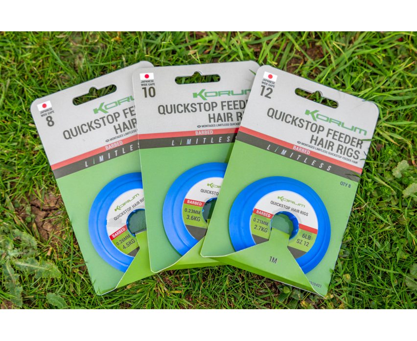 Korum Limitless Quickstop Feeder Hair Rigs