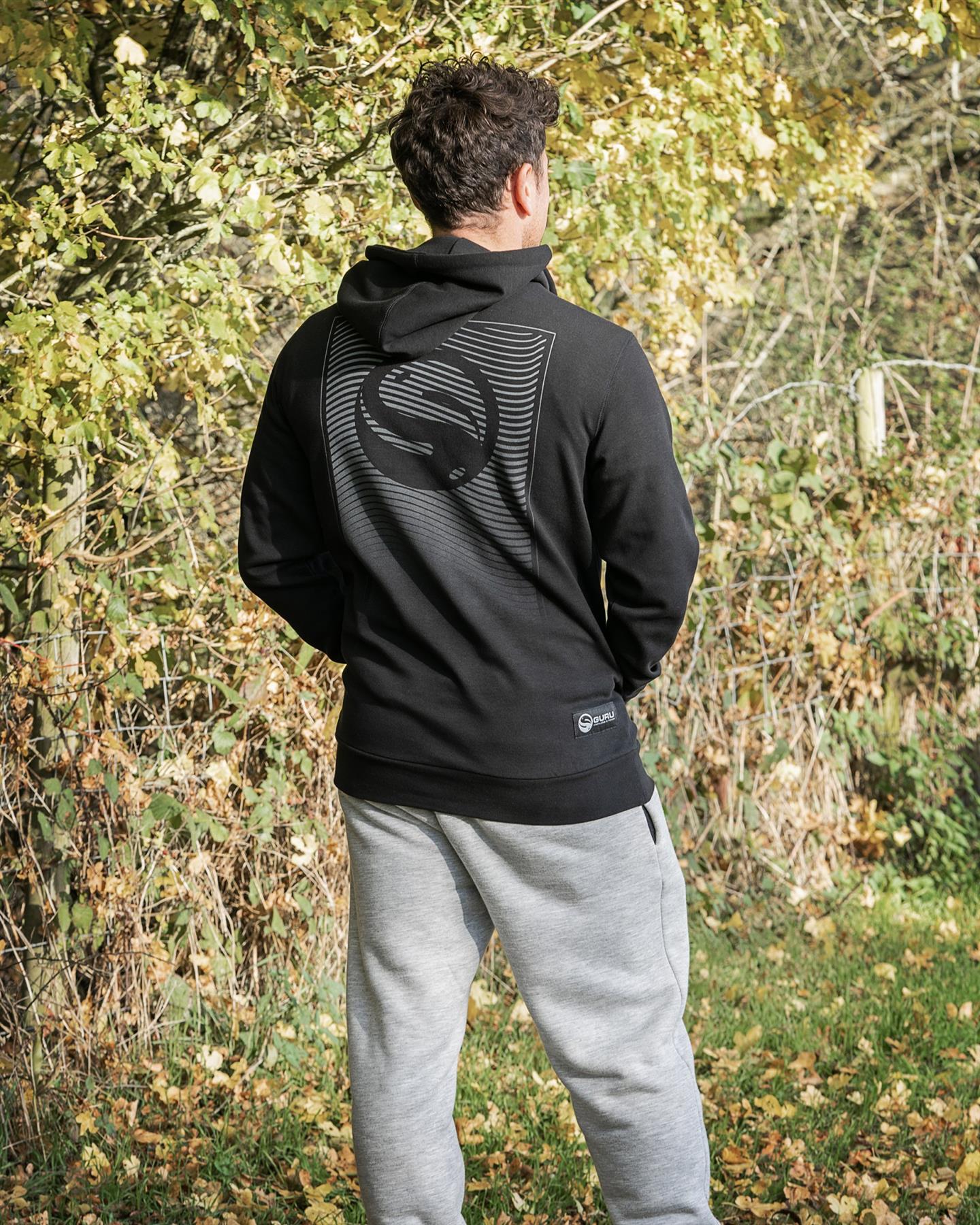 Guru Lightweight Hoodie Black or Grey