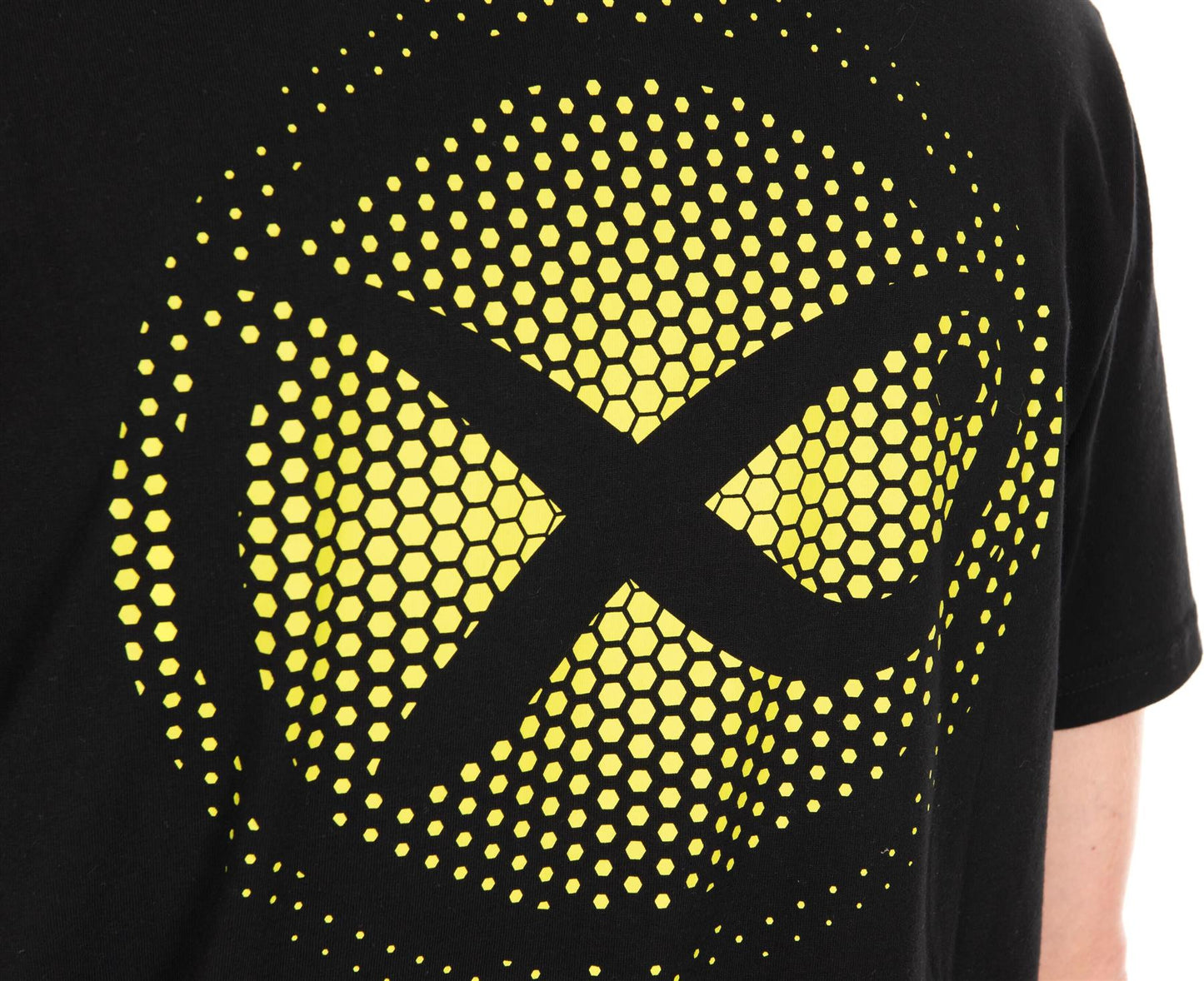 Matrix Large Fade Logo T-Shirt Black/Lime