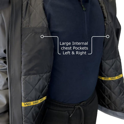 Vass-Tex Team Vass 350 Winter Lined Waterproof Jacket Edition 2 Grey/Black
