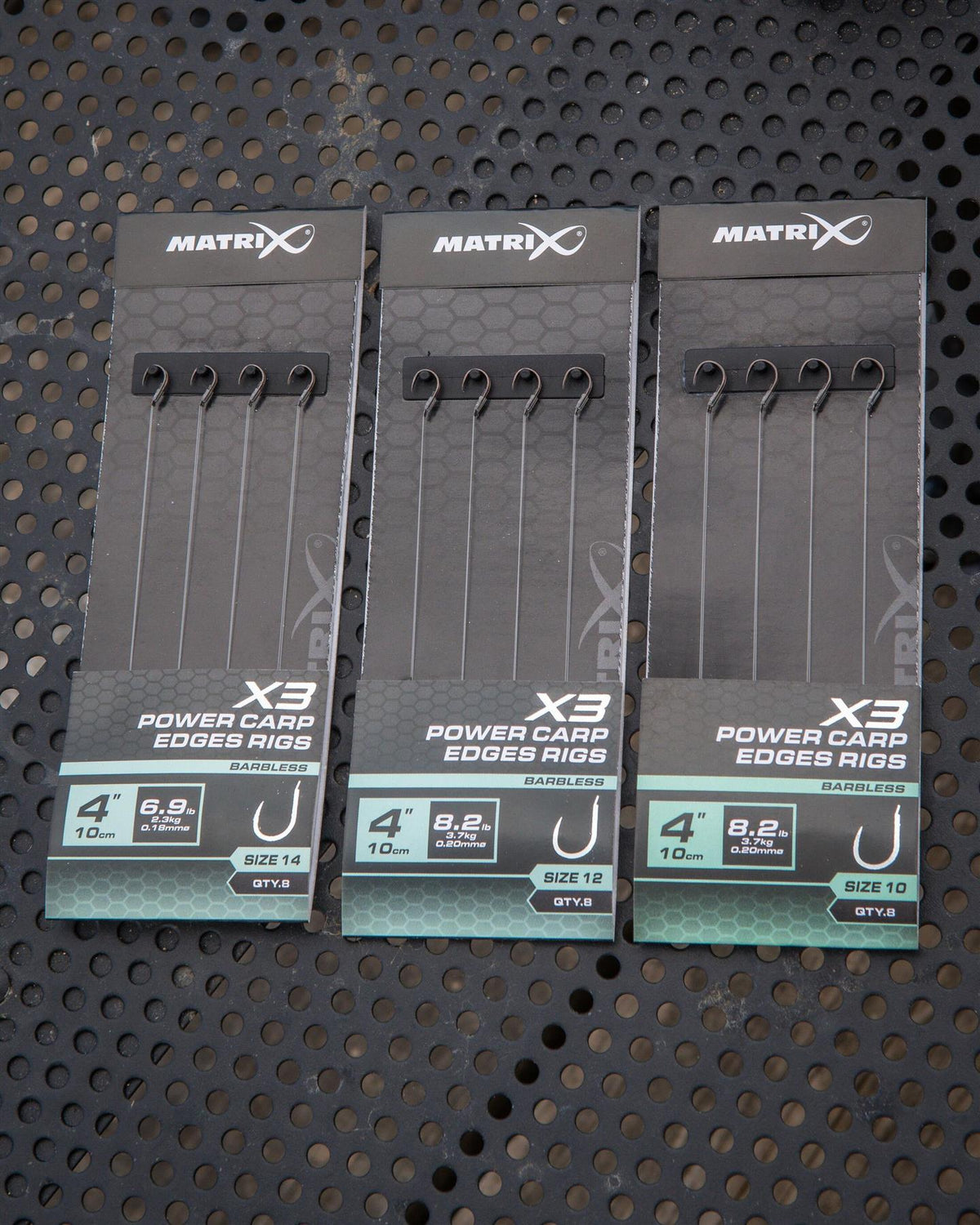 Matrix X3 Power Carp Edge Rigs 10cm