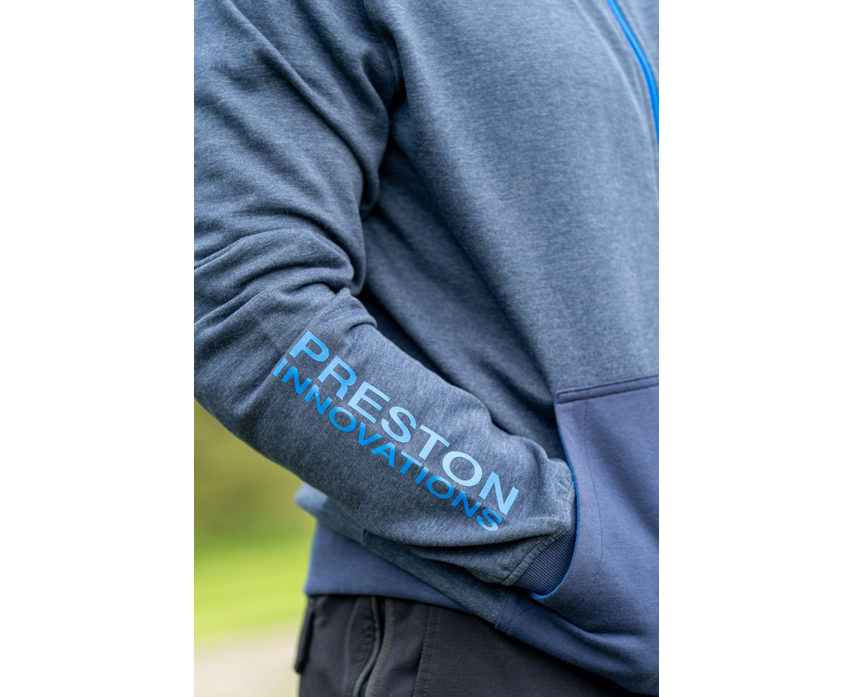 Preston Navy Tide Zip Hoodie