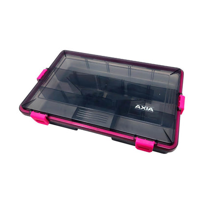 Axia Waterproof Lure Box Large 27.5x18.5x5cm Pink