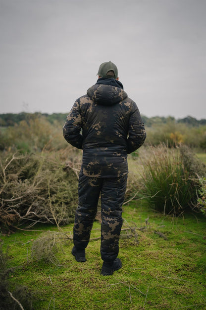 Korda Insulated Hooded Jacket Dark Kamo