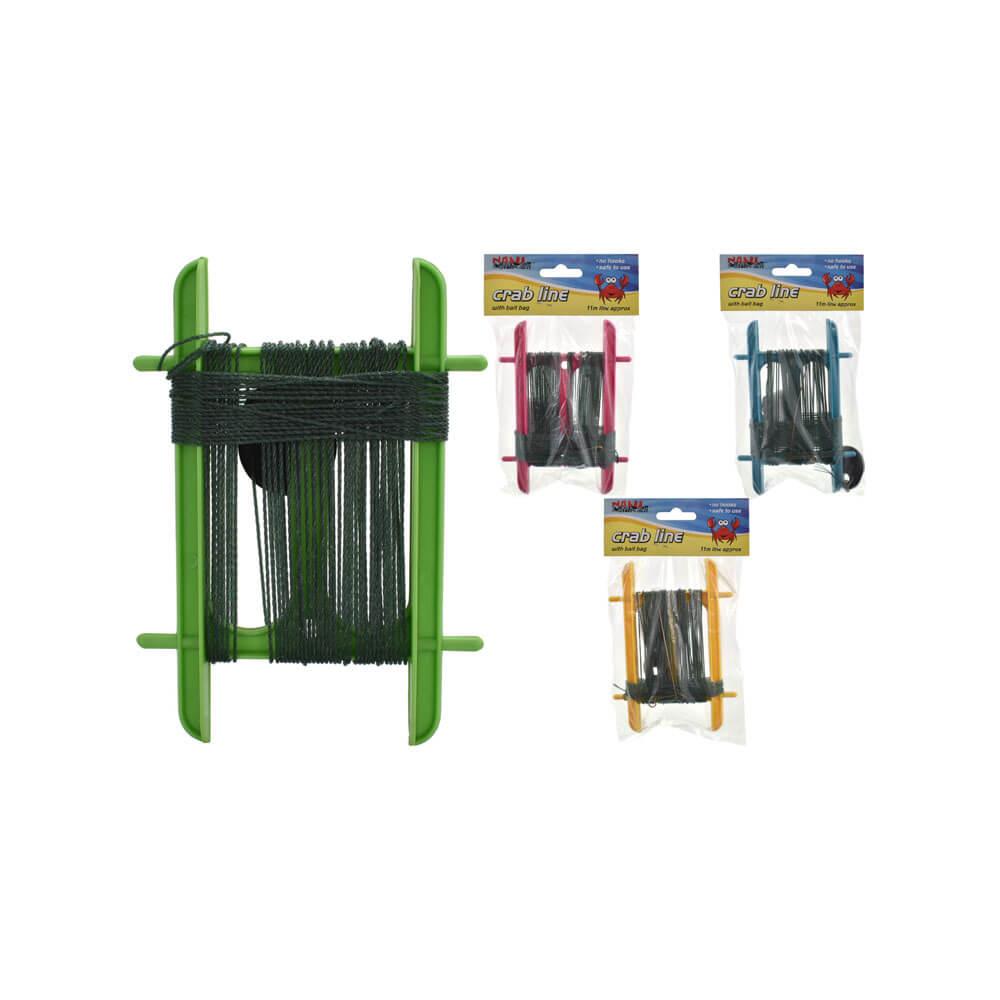 Nalu Crab Line with Bait Bags 8″