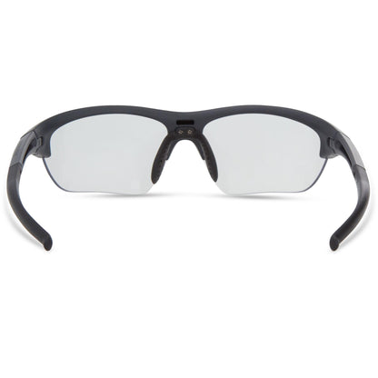 Madison Mission Matt Dark Grey Sunglasses - Clear Lens