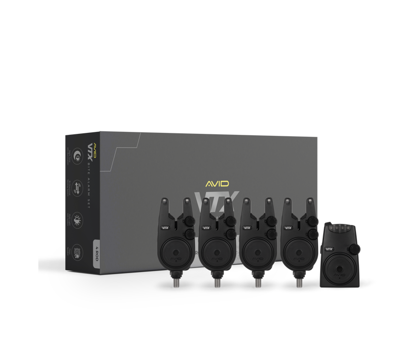 Avid VTX 4+1 Bite Alarm Set