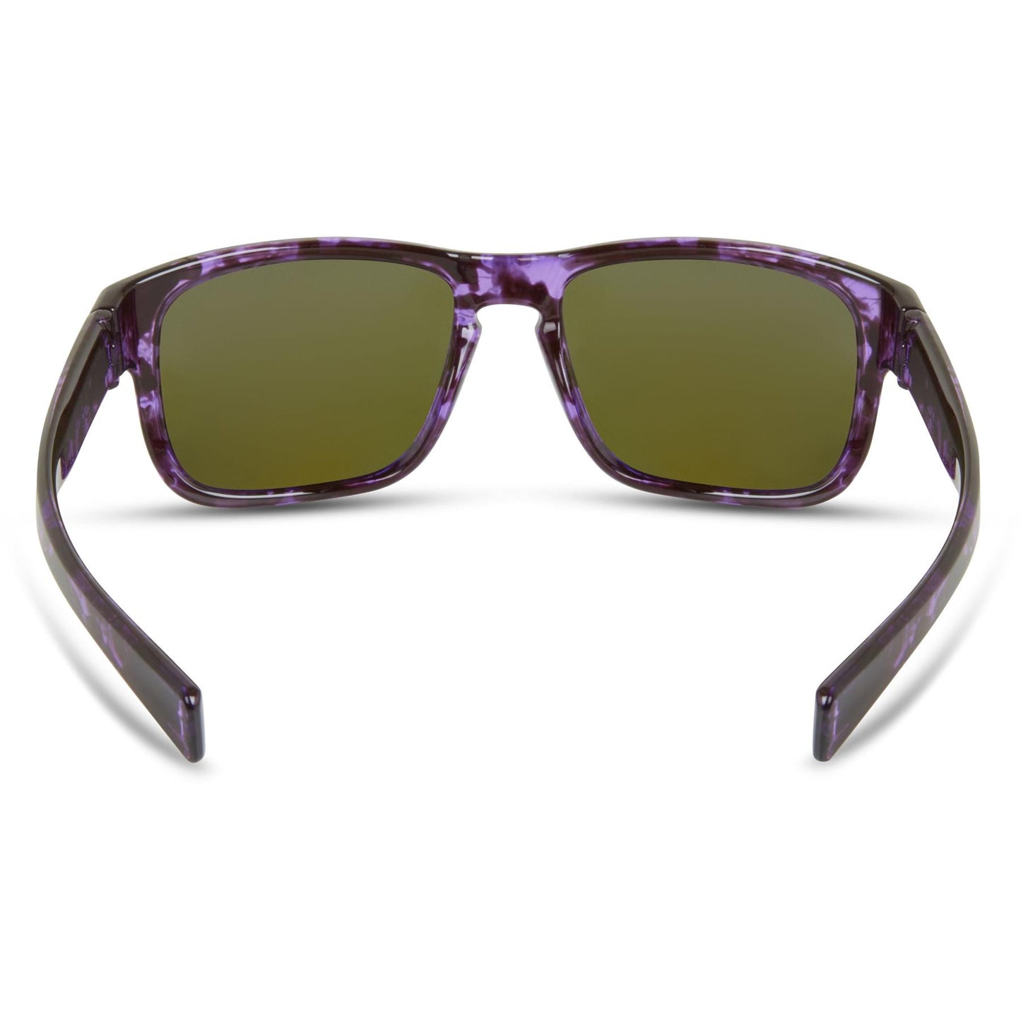 Madison Signal Crystal Tortoise Shell Sunglasses - Purple Mirror Lens