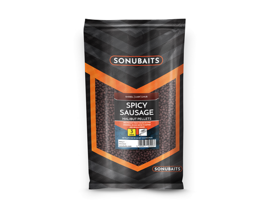 Sonubaits Spicy Sausage Halibut Pellets