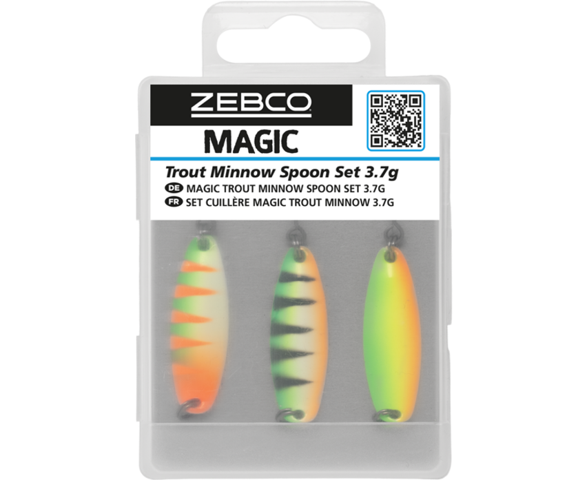 Zebco Magic Trout Minnow Spoon Set 3.7g