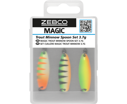 Zebco Magic Trout Minnow Spoon Set 3.7g