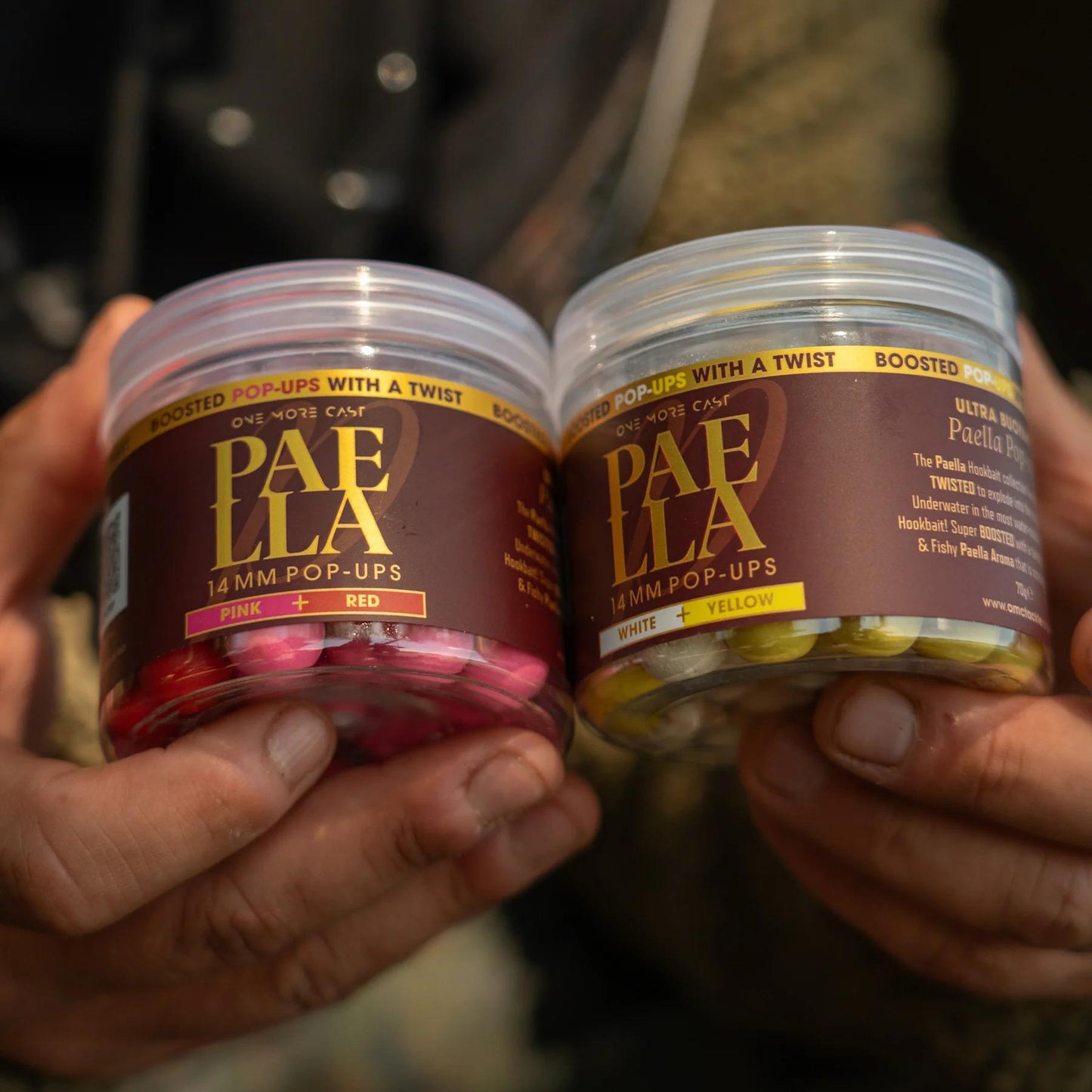 One More Cast Paella Boosted Fluoro Pop Up 14mm