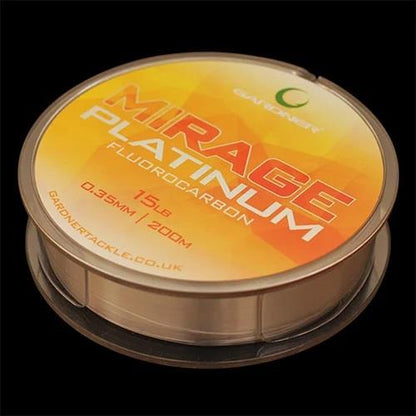 Gardner Mirage Platinum Fluorocarbon 15lb 0.35mm 200m