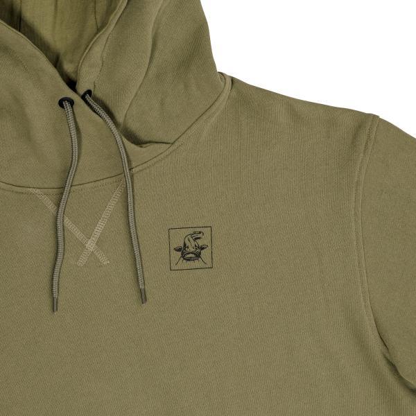Black Cat Hoodie Khaki