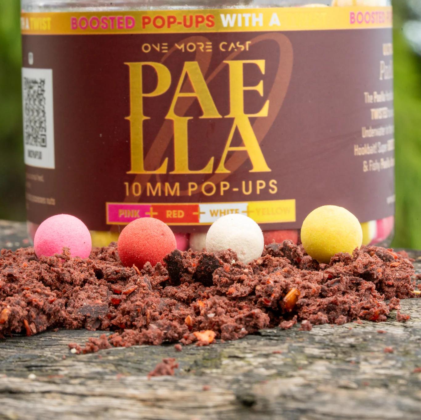 One More Cast Paella Boosted Fluoro Pop Up 10mm Mixed