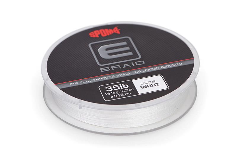 Spomb E Braid 0.26mm 35lb 200m White