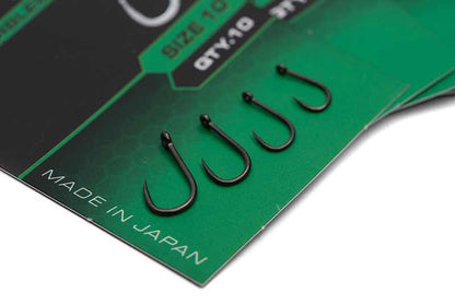 Matrix X8 X-Power Carp Hook - Eyed Barbless