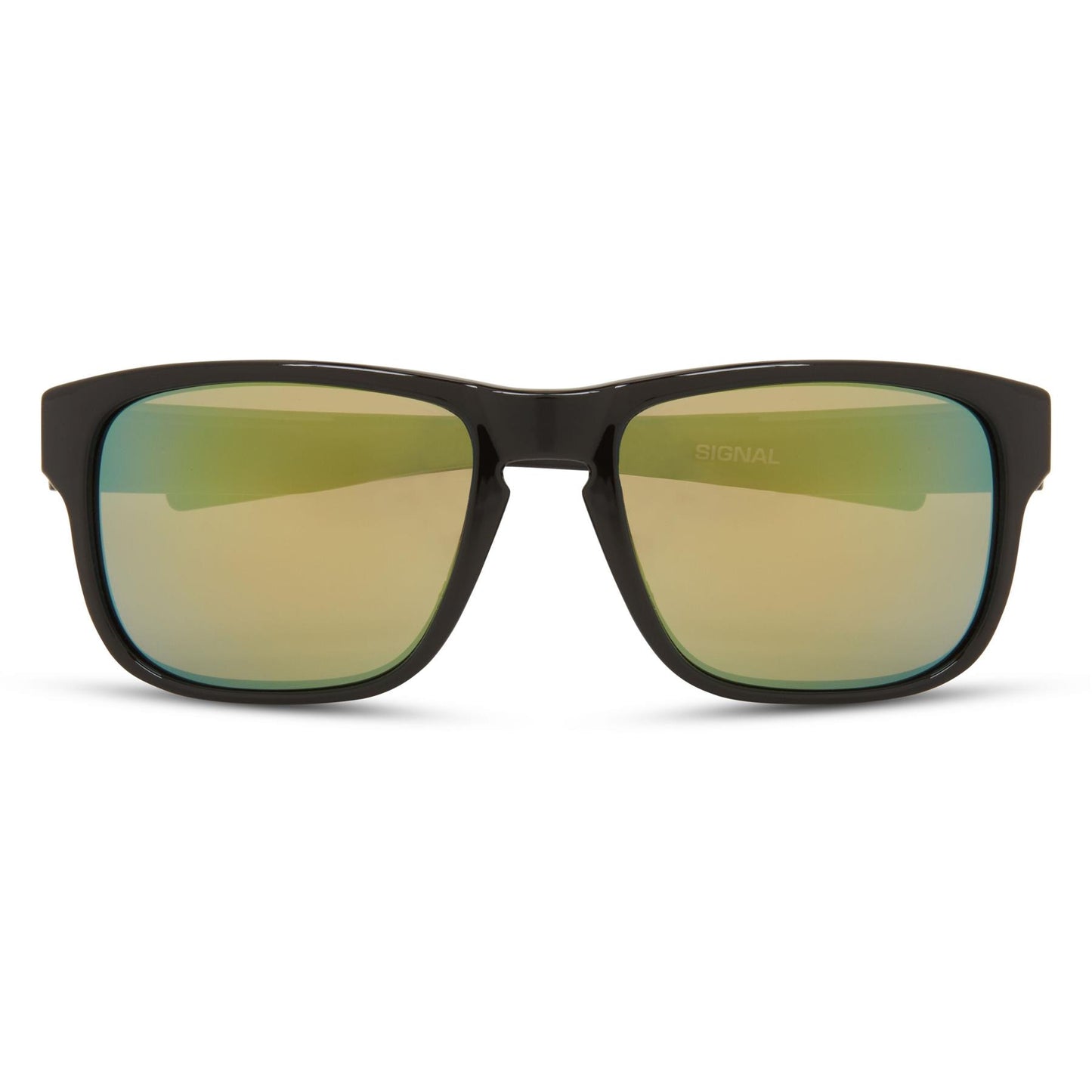 Madison Signal Gloss Black Sunglasses - Bronze Mirror Lens